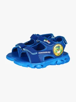 Skifidol Italian Brainrot Sandali da bambino con luci e cinturini a strappo - blu