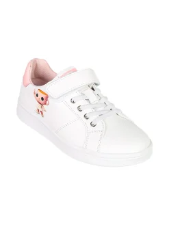 Skifidol Italian Brainrot Sneakers basse da ragazza con cinturino a strappo - bianco