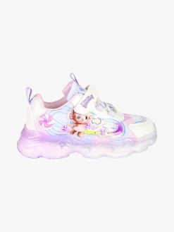 Skifidol Italian Brainrot Sneakers da bambina con luci e cinturino a strappo - lilla