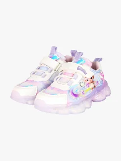 Skifidol Italian Brainrot Sneakers da bambina con luci e cinturino a strappo - lilla