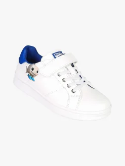 Skifidol Italian Brainrot Sneakers basse da ragazzo con cinturino a strappo - bianco