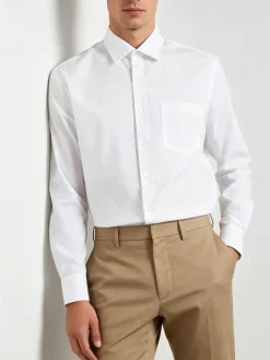 Sky Camicia da uomo a maniche lunghe - bianco