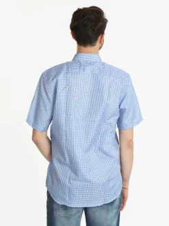 Sky Camicia da uomo manica corta a quadretti