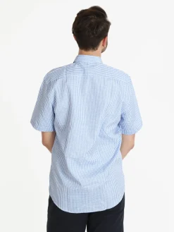 Sky Camicia da uomo manica corta a quadretti