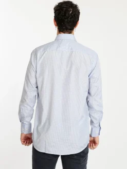 Sky Camicia da uomo regular fit a quadretti