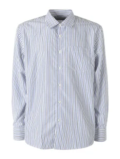 Sky Camicia da uomo rigata a maniche lunghe - multicolore