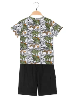 Small Gang Completo corto da bambino con t-shirt e bermuda