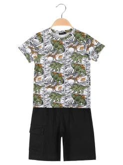 Small Gang Completo corto da bambino con t-shirt e bermuda