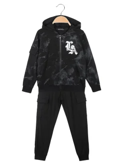 Small Gang Completo tuta 3 pezzi da bambino con cappuccio e zip