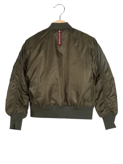 Small Gang Giubbotto bomber da ragazzo con zip - militare