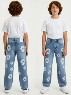 Small Gang Jeans da bambino con stampe