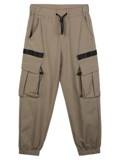 Small Gang Pantaloni impermeabili da ragazzo con tasconi e polsini