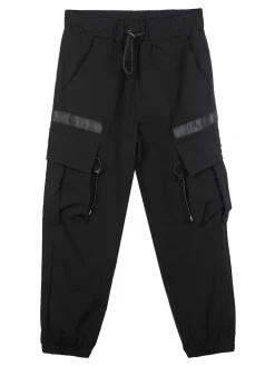 Small Gang Pantaloni impermeabili da ragazzo con tasconi e polsini