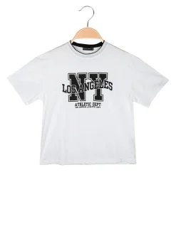 Small Gang T-shirt da bambino in cotone con stampa scritta