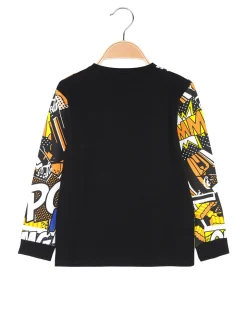 Small Gang T-shirt da ragazzo a maniche lunghe con stampe
