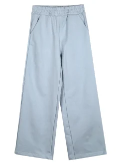 Smile Yes Completo tuta 2 pezzi con cappuccio e strass a gamba larga - azzurro