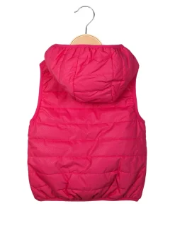 Smile Yes Gilet imbottito da bambina con cappuccio
