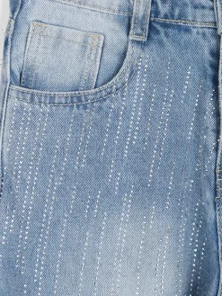 Smile Yes Jeans da bambina a gamba larga con strass - jeans