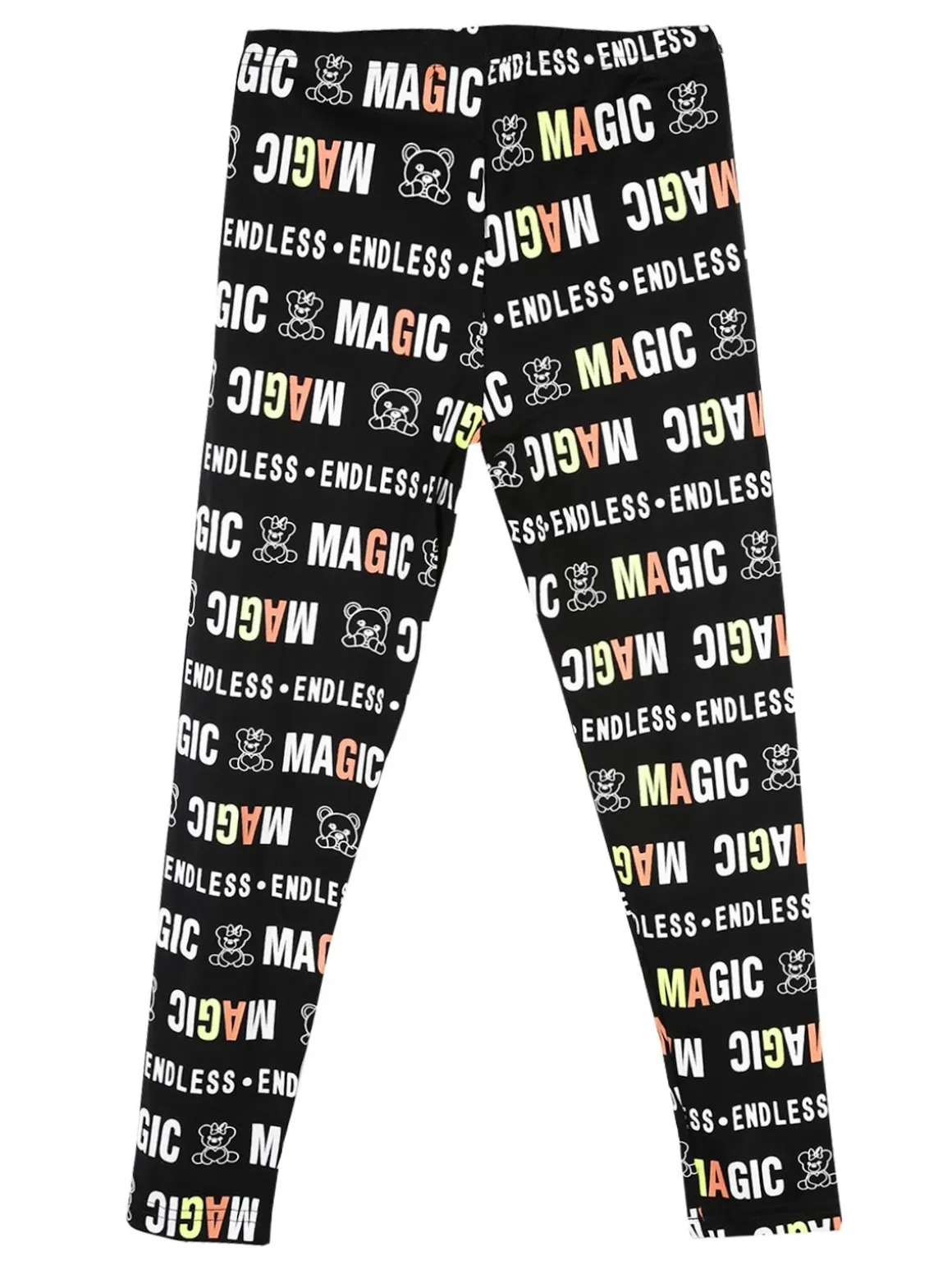 Smile Yes Leggings da bambina con stampa scritte