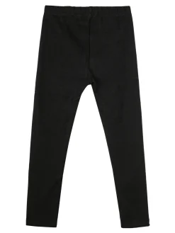 Smile Yes Leggings da bambina in pile con strass - argento
