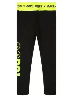 Smile Yes Leggings sportivi da bambina con interno in pile