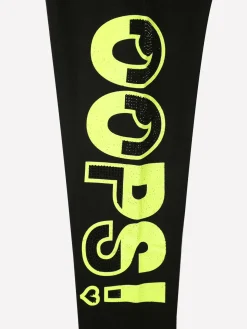 Smile Yes Leggings sportivi da bambina con interno in pile