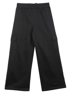 Smile Yes Pantaloni da bambina a gamba larga con tasconi