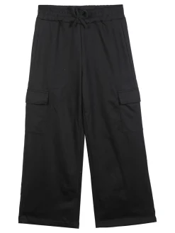 Smile Yes Pantaloni da bambina a gamba larga con tasconi