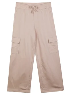 Smile Yes Pantaloni da bambina a gamba larga con tasconi