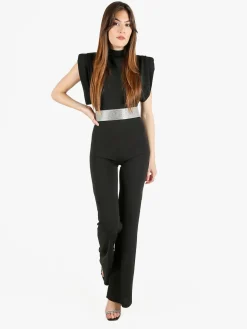 Sofy'S Chic Tuta elegante da donna accollata senza maniche