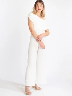 Sofy'S Chic Tuta jumpsuite a maniche corte