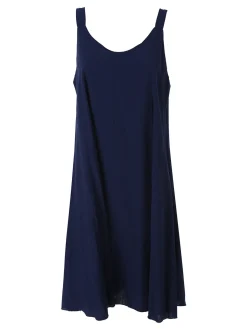 Solada Abito corto da donna oversize a spalla stretta - blu scuro