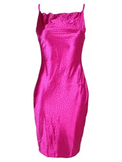 Solada Abito donna con spalline sottili e strass