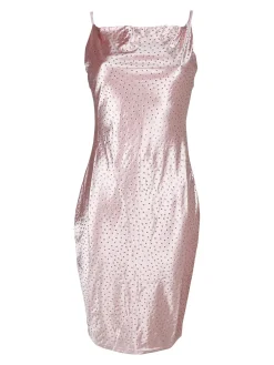 Solada Abito donna con spalline sottili e strass