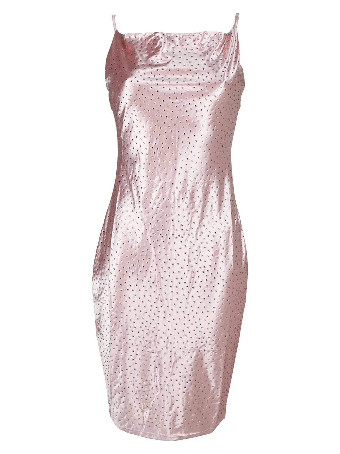 Solada Abito donna con spalline sottili e strass