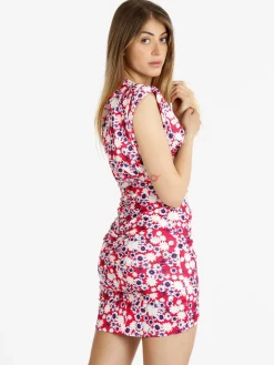 Solada Abito donna drappeggiato a fiori