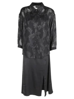 Solada Abito lungo da donna con camicia a maniche lunghe