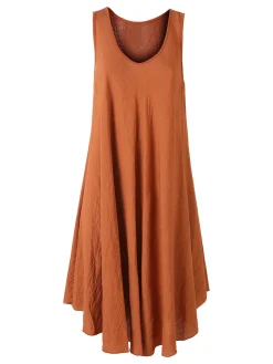 Solada Abito smanicato da donna animalier asimmetrico - multicolore