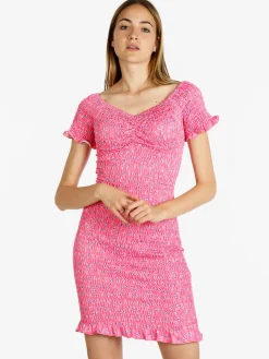 Solada Abito tubino donna a fiori elasticizzato