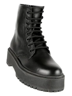 Solada Anfibi in pelle donna con platform