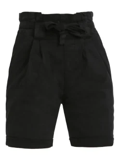 Solada Bermuda donna in cotone vita alta