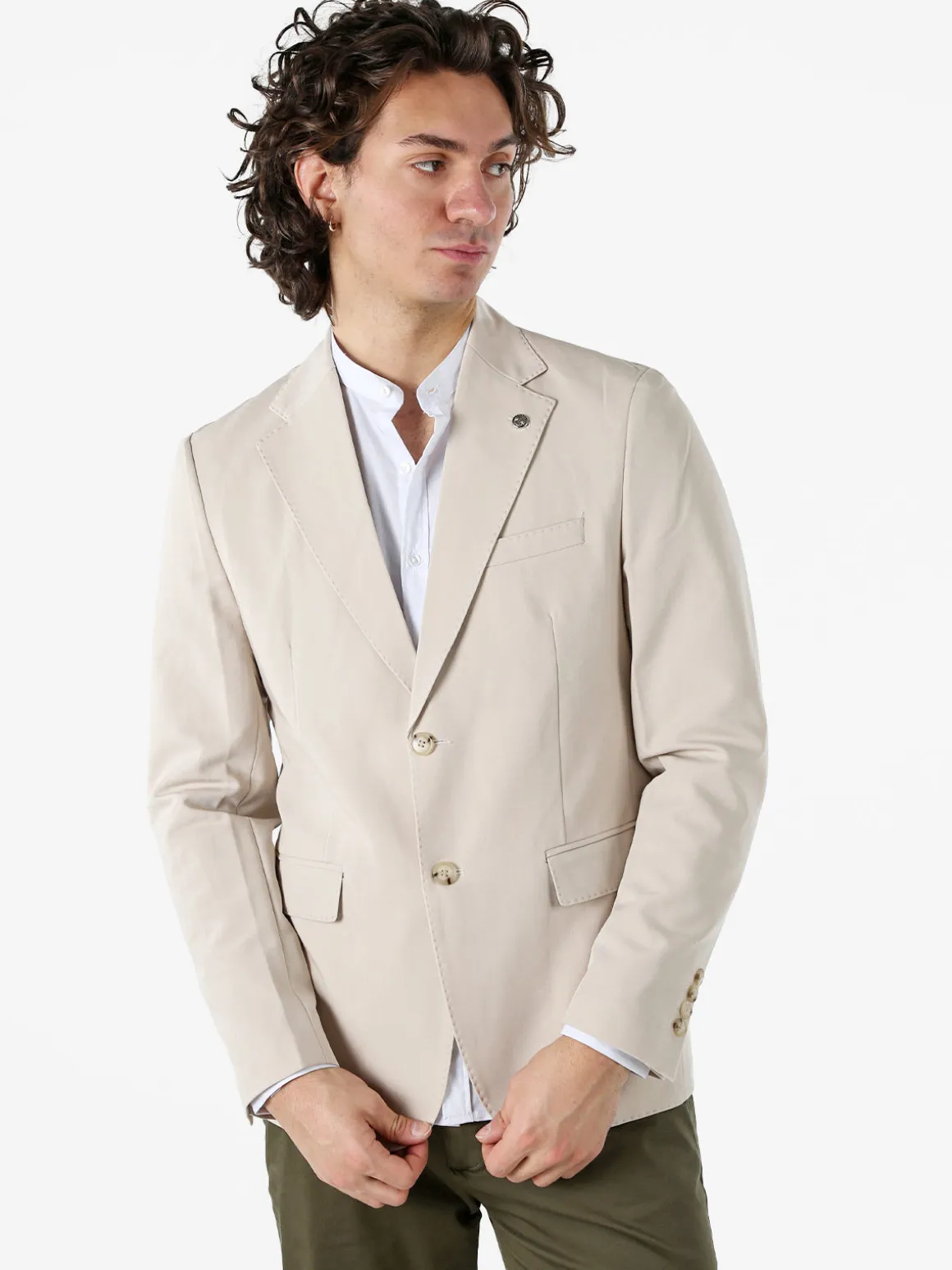 Solada Blazer classico da uomo - beige