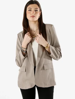 Solada Blazer donna aperto - fango