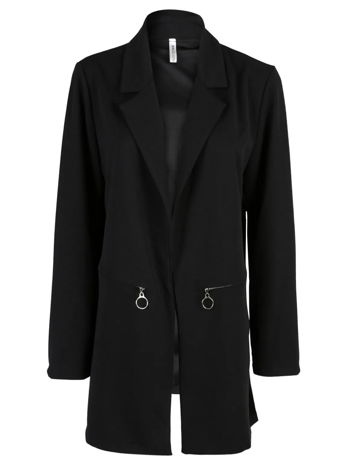 Solada Blazer donna aperto - nero