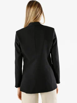 Solada Blazer donna con bottone - nero