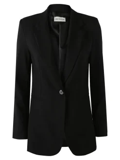 Solada Blazer donna con bottone - nero
