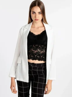 Solada Blazer donna effetto raso