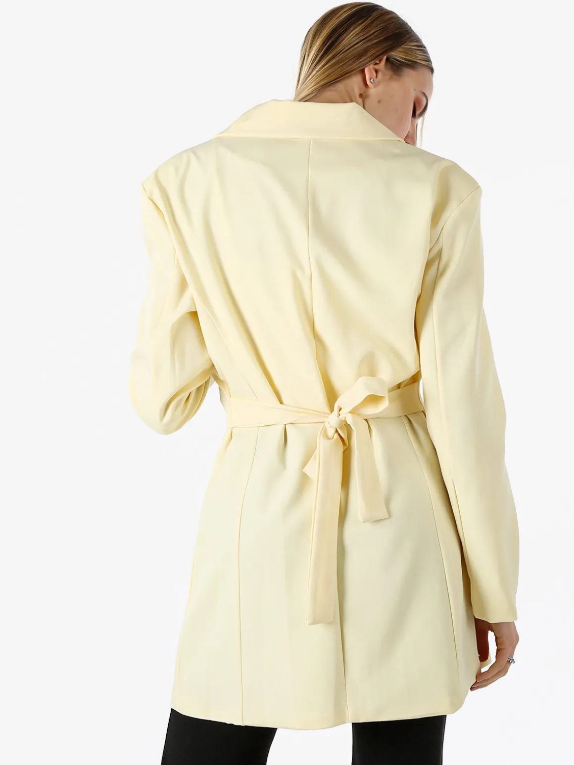 Solada Blazer donna elegante a doppiopetto - giallo