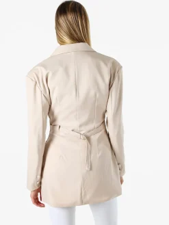Solada Blazer donna elegante a doppiopetto - beige
