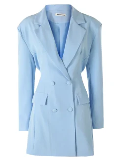 Solada Blazer donna elegante con brillantini e chiusura a doppiopetto